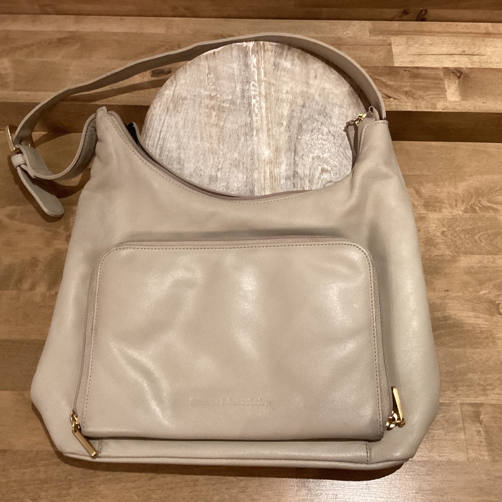 Stone Mountain Soft Bone Leather Shoulder Bag
